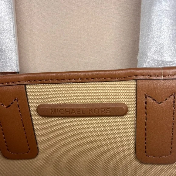 Michael Kors Tan and Brown Jodie Tote - Picture 8 of 12